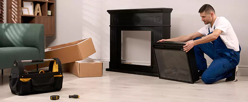 Old Rusted Metal Fireplace Repair And Replacement in Cullman, AL