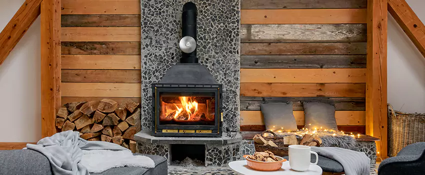 Thelin Hearth Products Direct Vent Gas Stove Fireplace Inspection in Donna, Texas